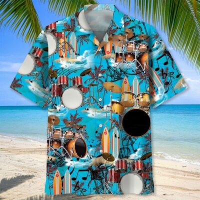 Drummer Hawaiian Shirt DRUMHW18050 (2)