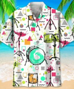 Drummer Hawaiian Shirt DRUMHW18050 (4)
