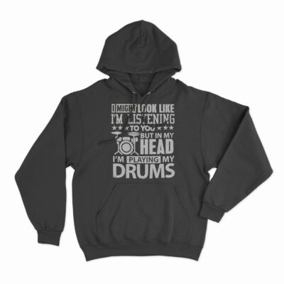Drummer Long Sleeve Tee, Hoodie DL DRUM2DBHD15100 (10)