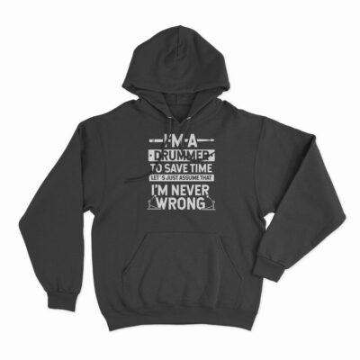 Drummer Long Sleeve Tee, Hoodie DL DRUM2DBHD15100 (11)