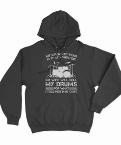 Drummer Long Sleeve Tee, Hoodie DL DRUM2DBHD15100 (21)