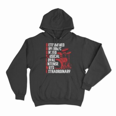 Drummer Long Sleeve Tee, Hoodie DL DRUM2DBHD15100 (46)
