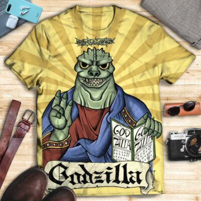 Godzilla All Over Print Shirt GZLAOPS01