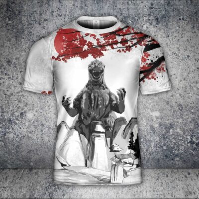 Godzilla All Over Print Shirt GZLAOPS03