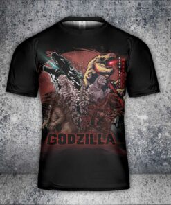 Godzilla All Over Print Shirt GZLAOPS06