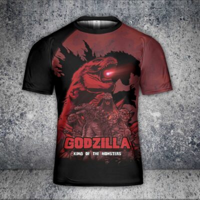 Godzilla All Over Print Shirt GZLAOPS07