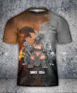 Godzilla All Over Print Shirt GZLAOPS09