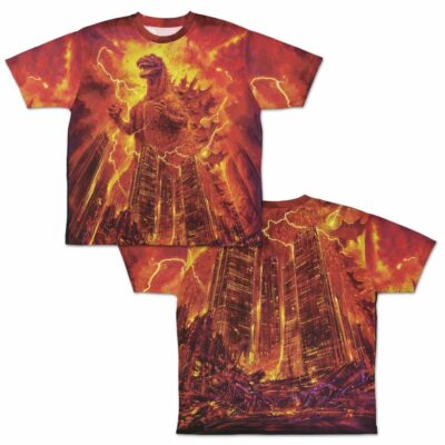 Godzilla All Over Print Shirt GZLAOPS11