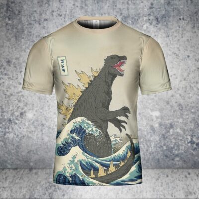 Godzilla All Over Print Shirt GZLAOPS13