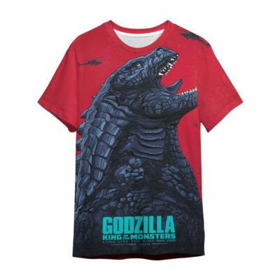 Godzilla All Over Print T-shirt QH GZL3D040904