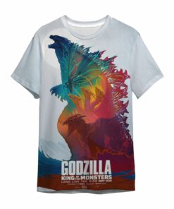 Godzilla All Over Print T-shirt QH GZL3D040905