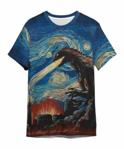 Godzilla All Over Print T-shirt QH GZL3D040907