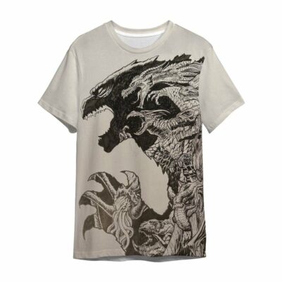 Godzilla All Over Print T-shirt QH GZL3D040908