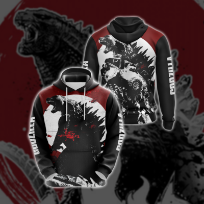 Godzilla All Over Warm Shirt GZLAOPWS01