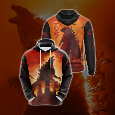 Godzilla All Over Warm Shirt GZLAOPWS02