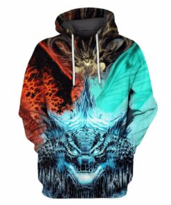 Godzilla All Over Warm Shirt GZLAOPWS06