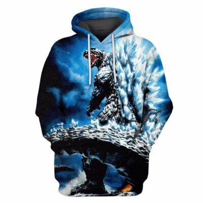 Godzilla All Over Warm Shirt GZLAOPWS07