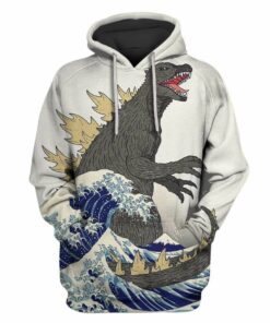 Godzilla All Over Warm Shirt GZLAOPWS08