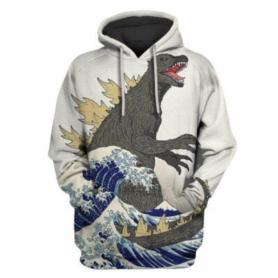 Godzilla All Over Warm Shirt GZLAOPWS08