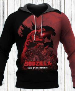 Godzilla All Over Warm Shirt GZLAOPWS13