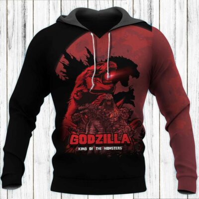 Godzilla All Over Warm Shirt GZLAOPWS13