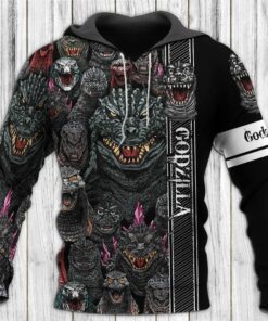 Godzilla All Over Warm Shirt GZLAOPWS15