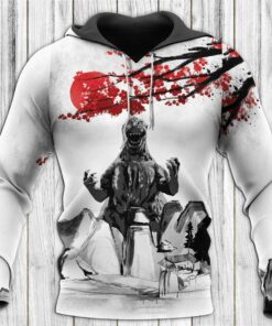 Godzilla All Over Warm Shirt GZLAOPWS16