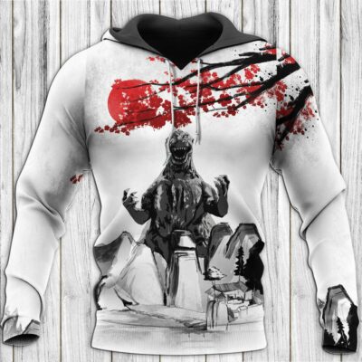 Godzilla All Over Warm Shirt GZLAOPWS16