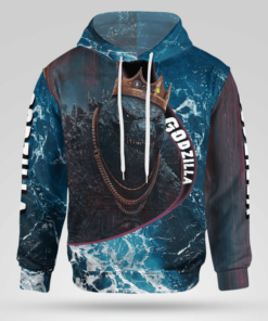 Godzilla All Over Warm Shirt GZLAOPWS19