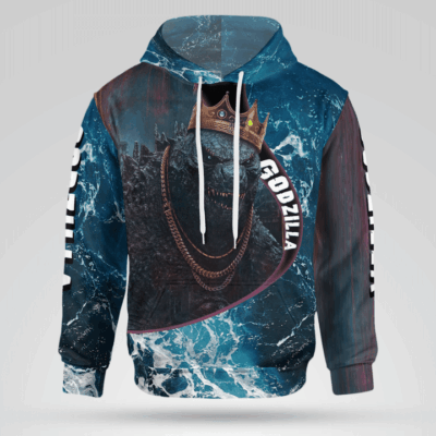 Godzilla All Over Warm Shirt GZLAOPWS19