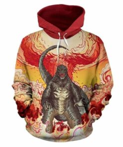 Godzilla All Over Warm Shirt GZLAOPWS20