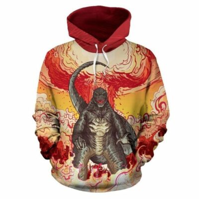 Godzilla All Over Warm Shirt GZLAOPWS20