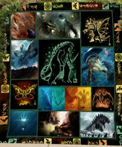 Godzilla Art Quilt GZLAOPQ04