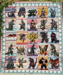 Godzilla Art Quilt GZLAOPQ05