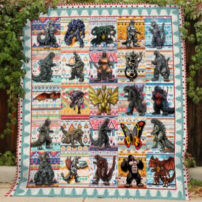 Godzilla Art Quilt GZLAOPQ05