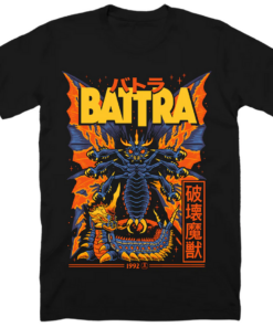 Godzilla Casual T-Shirt BATTRA GZL2DS01