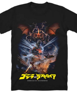 Godzilla Casual T-Shirt GZL2DS09