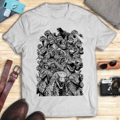 Godzilla Casual T-Shirt GZL2DS33