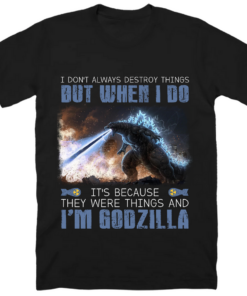 Godzilla Classic Unisex T-shirt GZL2D (19)