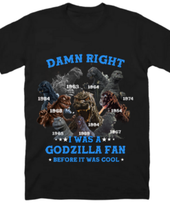 Godzilla Classic Unisex T-shirt GZL2D (2)
