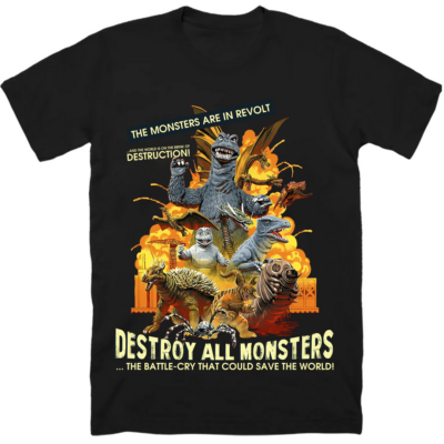 Godzilla Classic Unisex T-shirt GZL2D (20)