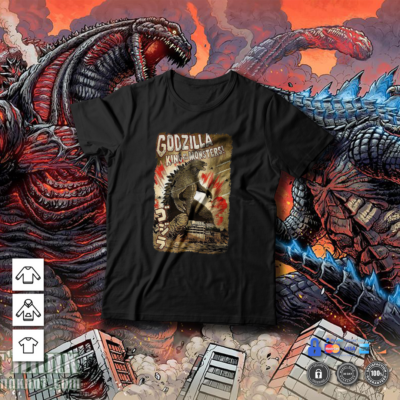 Godzilla Classic Unisex T-shirt GZL2D (25)