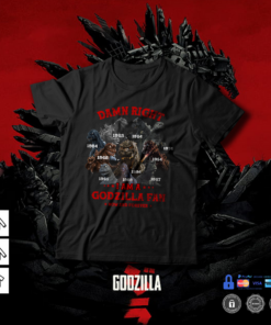Godzilla Classic Unisex T-shirt GZL2D (26)