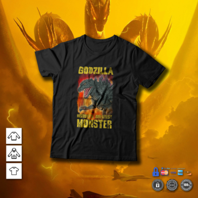 Godzilla Classic Unisex T-shirt GZL2D (38)