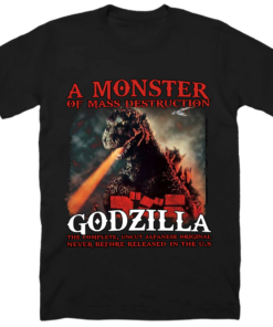 Godzilla Classic Unisex T-shirt GZL2D (5)