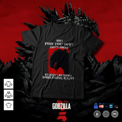 Godzilla Classic Unisex T-shirt GZL2D (50)