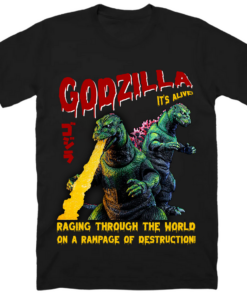 Godzilla Classic Unisex T-shirt GZL2D (52)