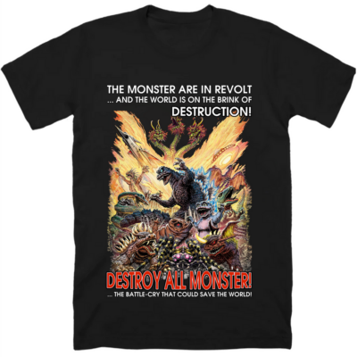 Godzilla Classic Unisex T-shirt GZL2D (55)