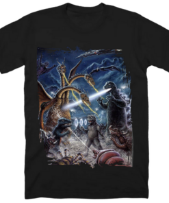 Godzilla Classic Unisex T-shirt GZL2D (76)