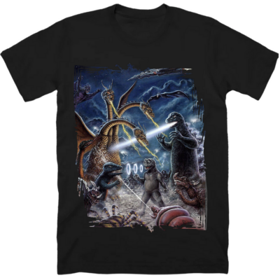 Godzilla Classic Unisex T-shirt GZL2D (76)